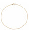 2MM Gold Ball Necklace - 15"